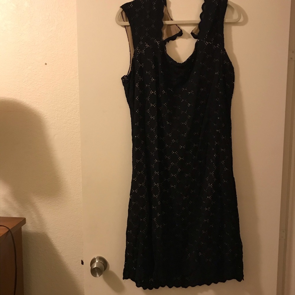 Black cocktail dress